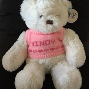Personalized white cuddle bear Personalized white cuddle bear