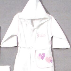 hooded-robe-hearts Personalized Hooded Robe Hearts