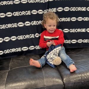 Personalized Kiddie Blankee for George Personalized Kiddie Blankee for George