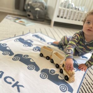 cars-trucks-jack Tic Tac Toe Blanket